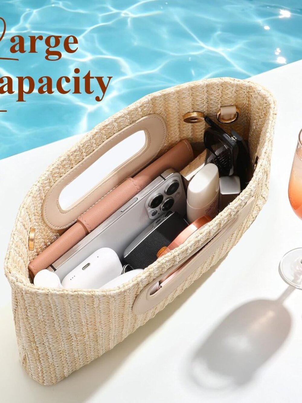Clutch Purse for Women Evening Clutch Handbag for Wedding Party Formal Evening B - Picture 6 of 6